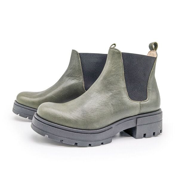Werner 1911 Chunky Boot aus Bioleder - Feldmaus - IVN-zertifiziert von Werner 1911