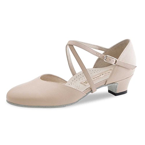 Werner Kern - Damen Tanzschuhe Felice - Leder Beige - 3.4 cm [UK 4] von Werner Kern