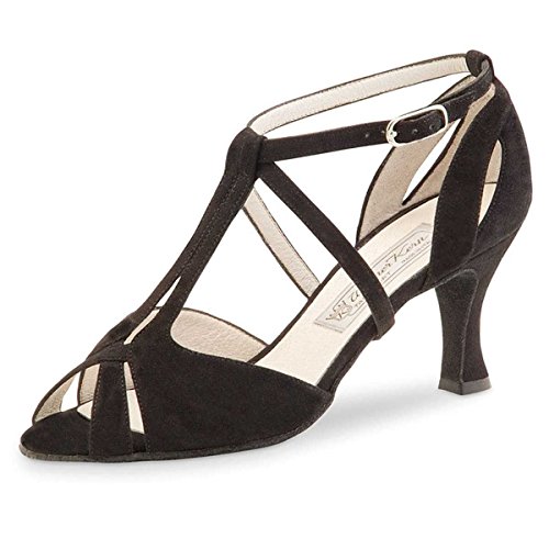 Werner Kern - Damen Tanzschuhe Francis 6,5 Velour Schwarz [UK 3,5] von Werner Kern