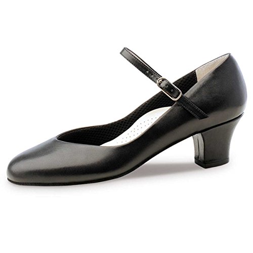 Werner Kern - Damen Tanzschuhe Gina 4,5 Leder Schwarz [UK 5,5] von Werner Kern