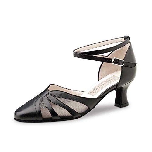 Werner Kern - Damen Tanzschuhe Linda 5,5 Leder Schwarz [UK 6] von Werner Kern