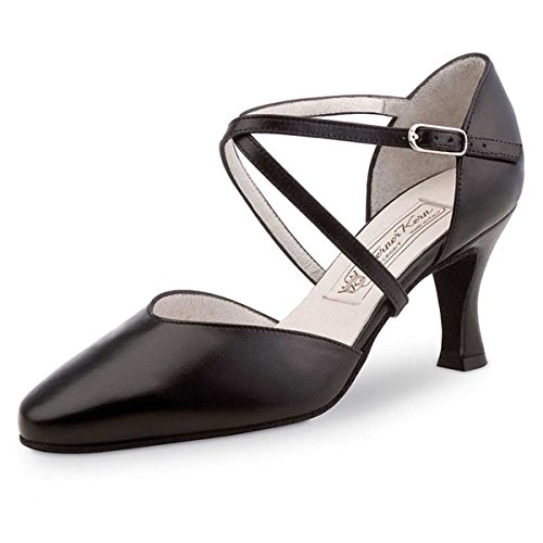 Werner Kern - Damen Tanzschuhe Patty 6,5 - Leder Schwarz - 6,5 cm [UK 2.5] von Werner Kern