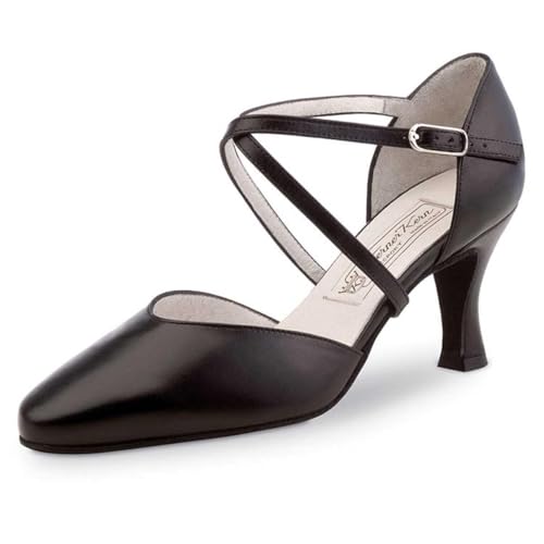 Werner Kern Damen Tanzschuhe Patty 6,5 - Leder Schwarz - Größe: UK 4.5 von Werner Kern
