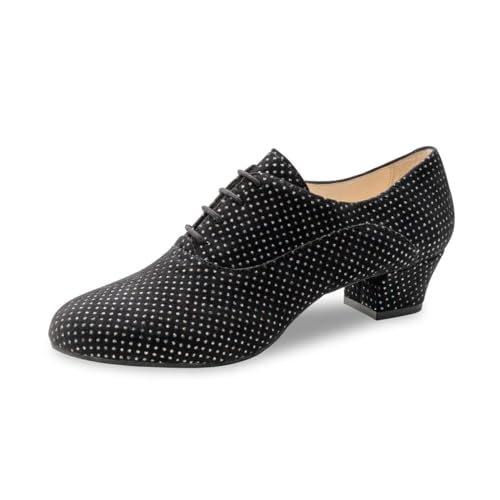 Werner Kern Damen Trainerschuhe Runa - Obermaterial: Brokat Schwarz - Größe: EU 38 von Werner Kern