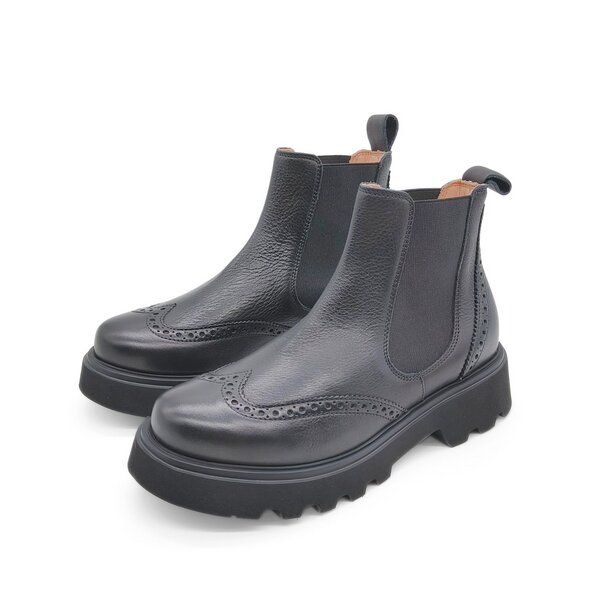 Werner Schuhe Schwarzer Chelsea Boot "Feldhamster" von Werner Schuhe