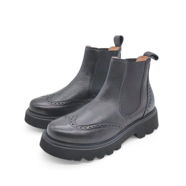 Werner Schuhe Schwarzer Chelsea Boot "Feldhamster" von Werner Schuhe