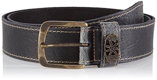 Werner Trachten Unisex Gürtel Trachtengürtel, Gr. 80 cm, Schwarz (schwarz pull up 310) von Werner Trachten