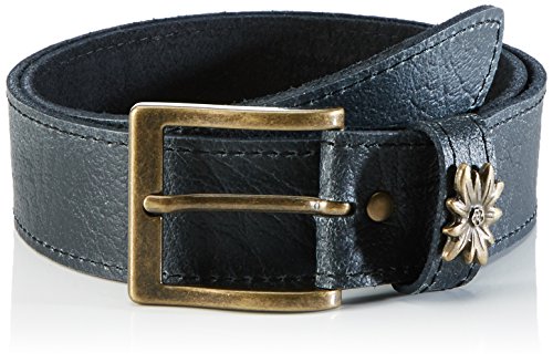 Werner Trachten Unisex Trachtengürtel Gürtel, Schwarz (Schwarz Pull Up Rl 310), 100 von Werner Trachten