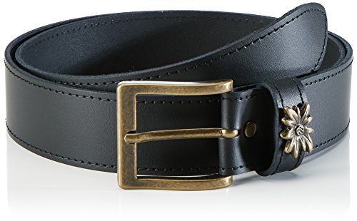 Werner Trachten Unisex Trachtengürtel Gürtel, Schwarz (Schwarz Rl 300), 120 von Werner Trachten