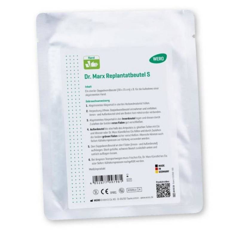 Wero GmbH & Co. KG Erste-Hilfe-Set Dr. Marx Replantatbeutel - S Wero GmbH & Co. KG Erste-Hilfe-Set Dr. Marx Replantatbeutel - S von Wero GmbH & Co. KG