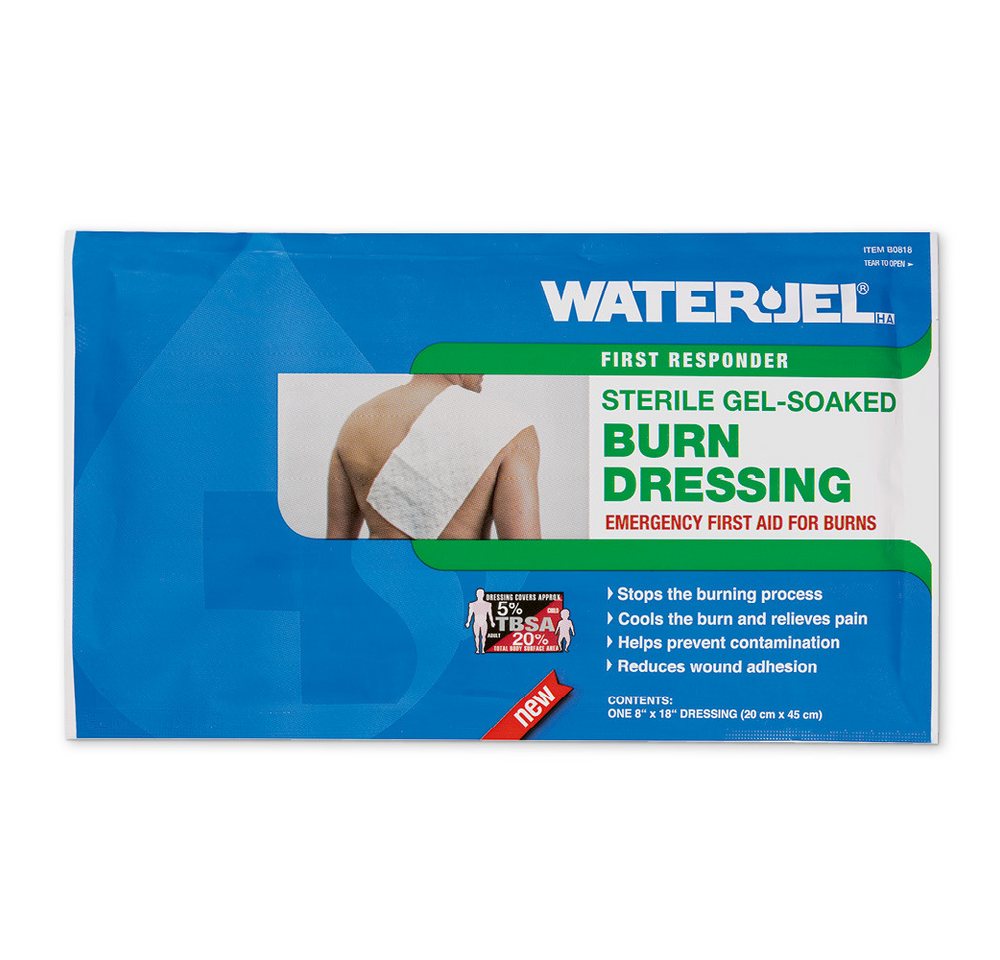 Wero GmbH & Co. KG Kühlpflaster WATER-JEL® HA First Responder Kompressen, steril - 5 x 15 cm von Wero GmbH & Co. KG