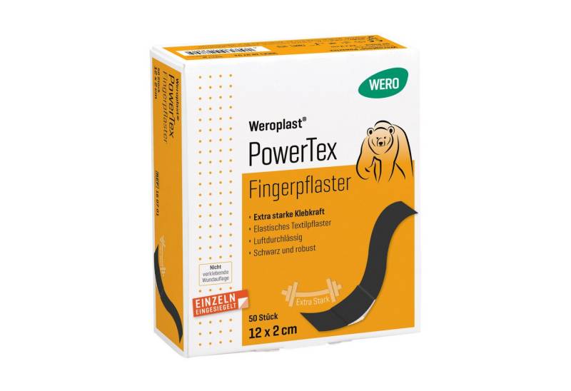 Weroplast® Wundpflaster PowerTex Fingerpflaster (50 St), Fingerpflaster von Weroplast®