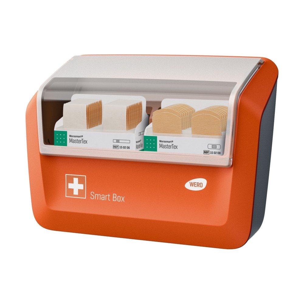Werosmart® Pflasterspender Smart Box® Pflasterspender gefüllt mit MasterTex Pflaster von Werosmart®