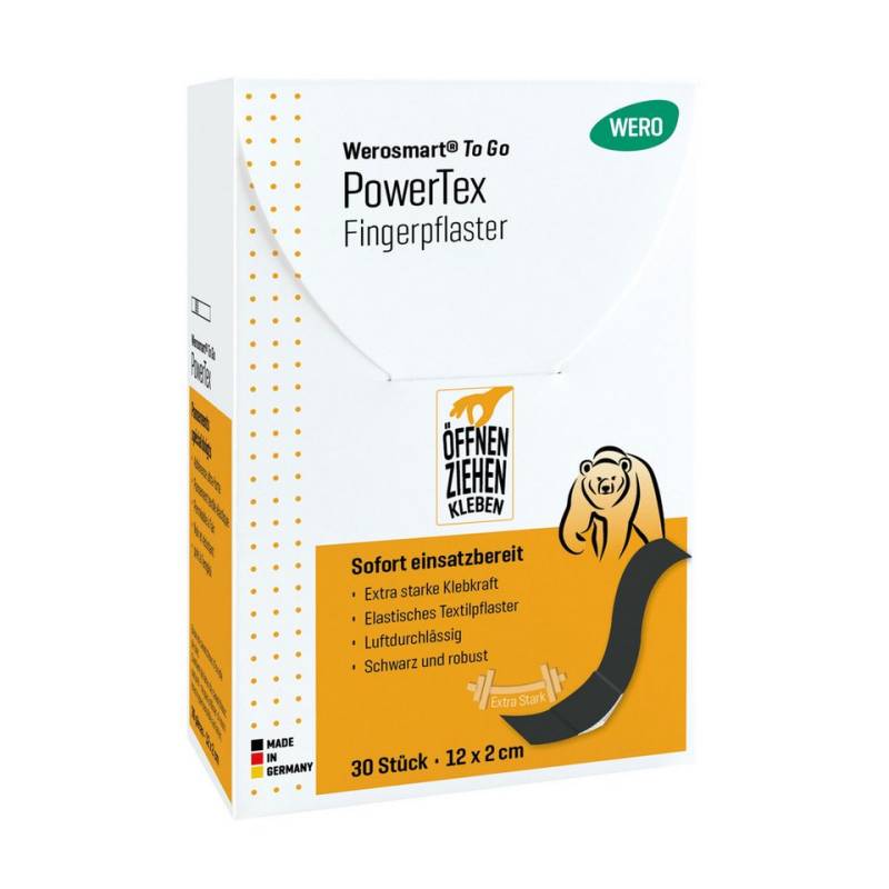 Werosmart® Wundpflaster Werosmart® To Go PowerTex Sofortpflaster (Fingerpflaster, 30 St) von Werosmart®