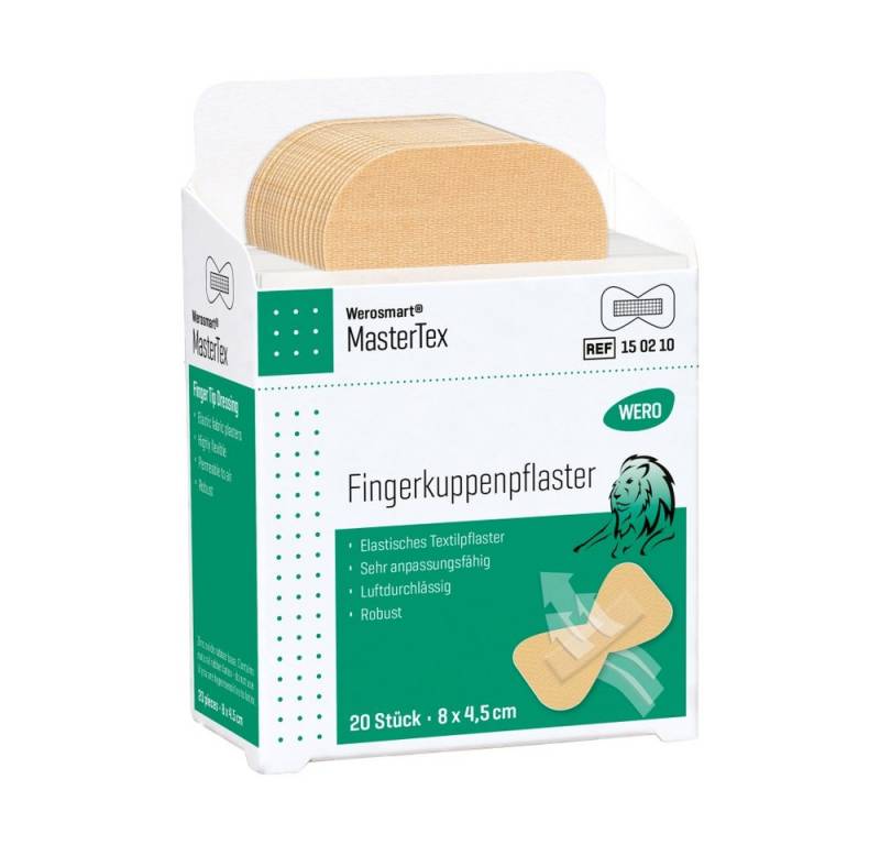 Werosmart® Wundpflaster Werosmart® MasterTex Wundpflaster (Einsatz, 20 St), Fingerkuppenpflaster von Werosmart®