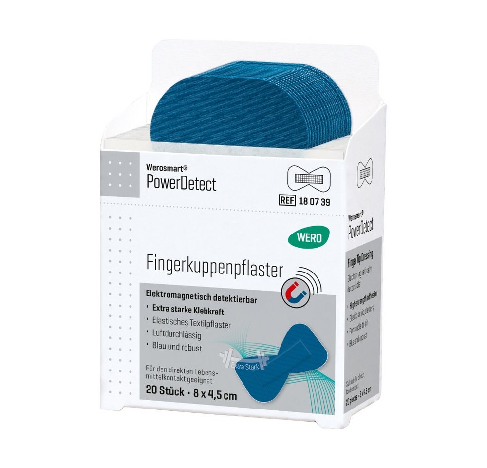 Werosmart® Wundpflaster PowerDetect Pflaster (Einsatz, 20 St), Fingerkuppenpflaster von Werosmart®