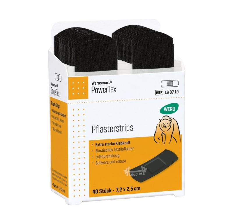 Werosmart® Wundpflaster Werosmart® PowerTex Pflaster (Einsatz, 40 St), Pflasterstrips von Werosmart®