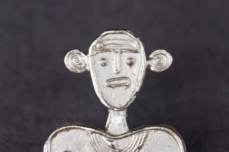 Vintage Brosche, Silber 925/ - Gestempelt, Feingold, Sicherheitsnadel von WertGeschaetzt