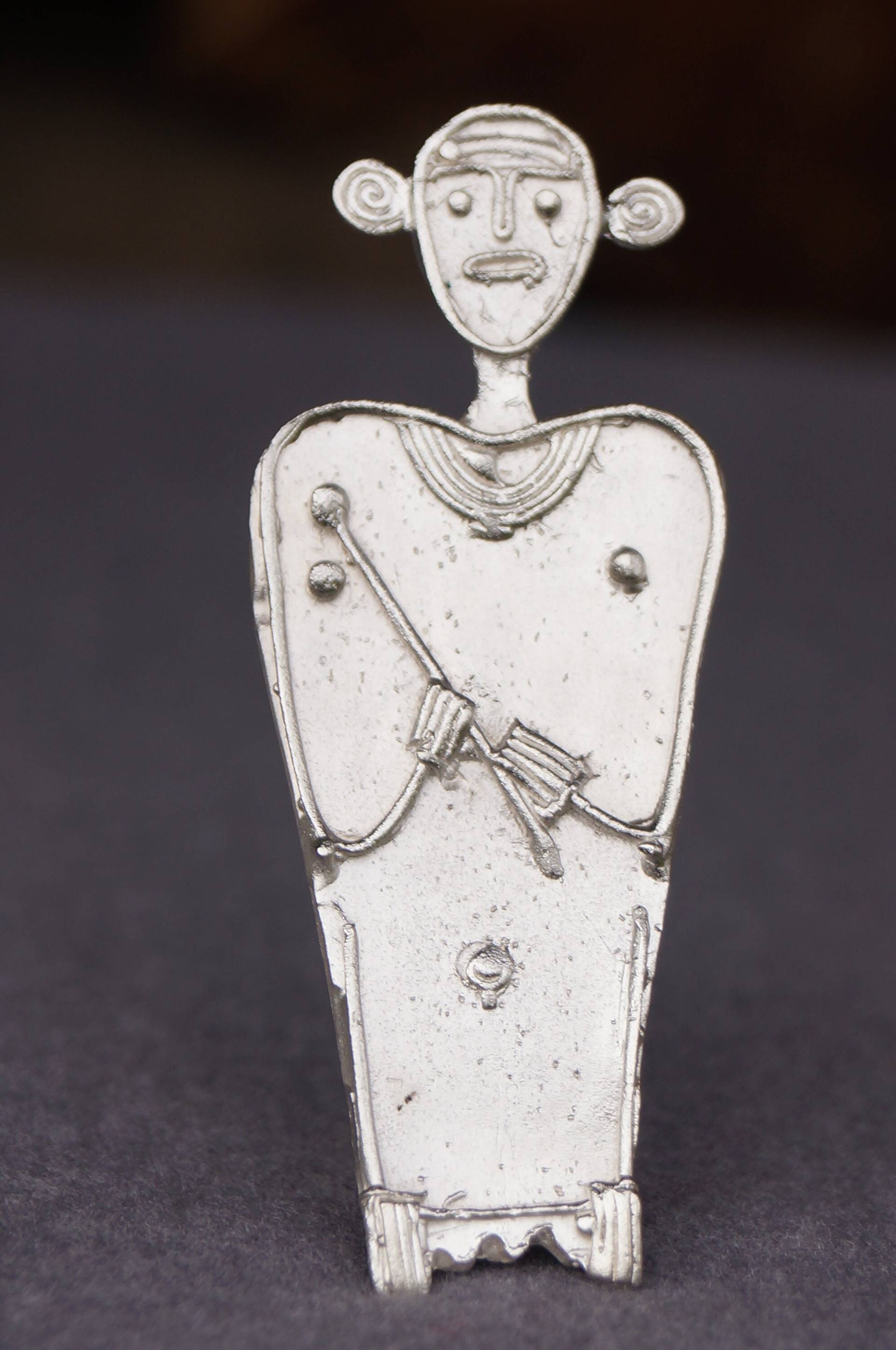 Vintage Brosche, Silber 925/ - Gestempelt, Sicherheitsnadel, Gereinigt von WertGeschaetzt