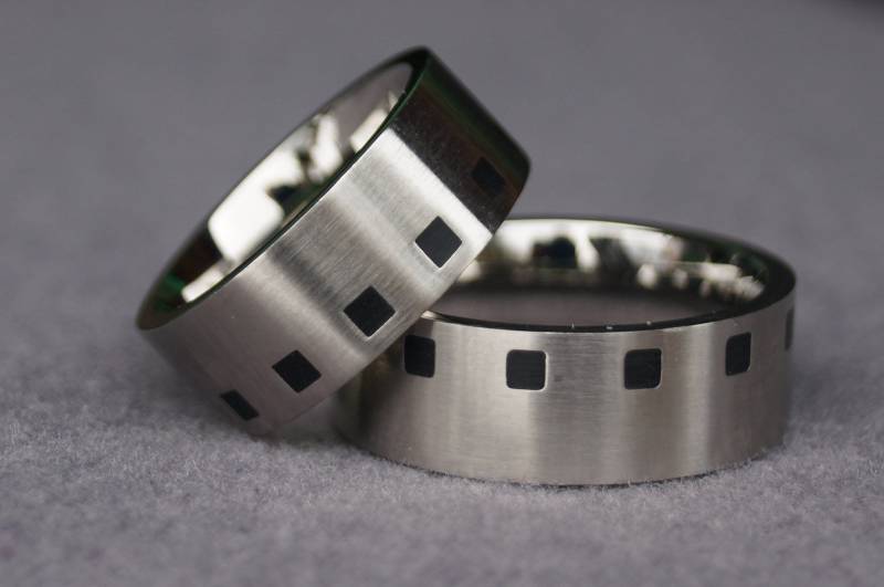 Vintage Partnerringe Aus Edelstahl von WertGeschaetzt