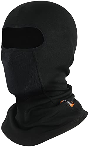 West Biking Sturmhaube Motorrad Winter Herren Skimaske Winddichte Atmungsaktiv Warme Gesichtsmaske, Fahrrad Sturmmaske Balaclava Damen Motorrad Sturmhaube Winter Thermo Fleece Maske (A-Schwarz) von West Biking