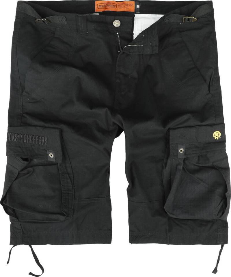 West Coast Choppers Caine Ripstop Cargo Shorts Short schwarz in XXL von West Coast Choppers
