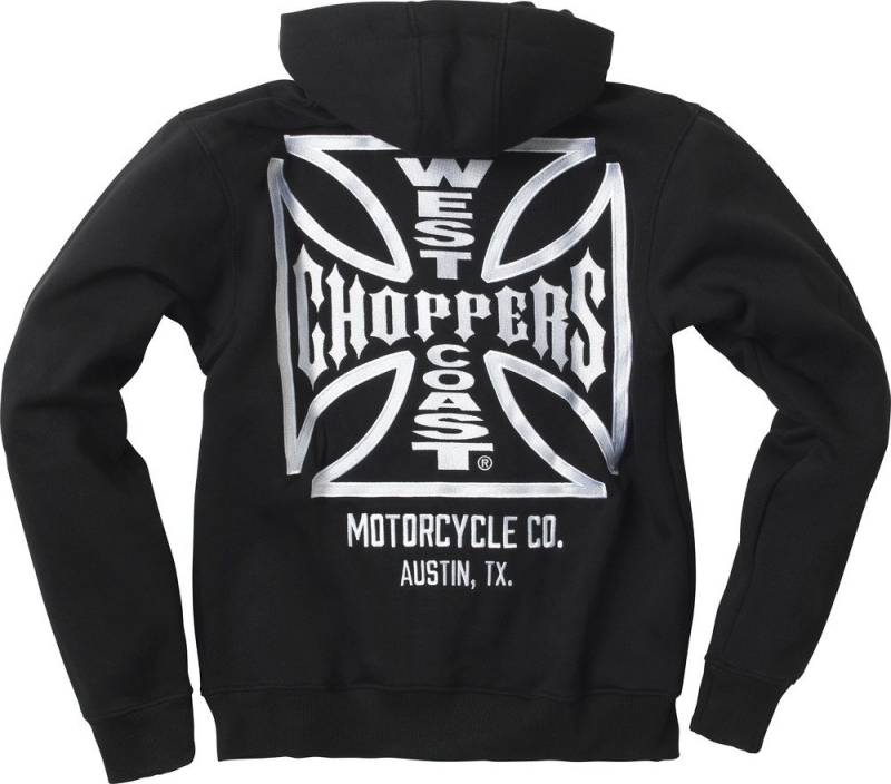 West Coast Choppers Kapuzenpullover Og Atx Zip Hoody Black von West Coast Choppers