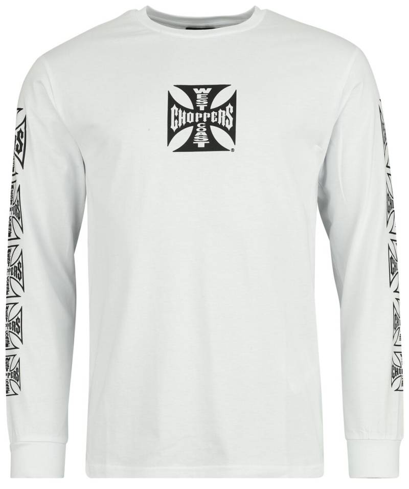 West Coast Choppers OG LBC Long Sleeve Langarmshirt weiß in 3XL von West Coast Choppers