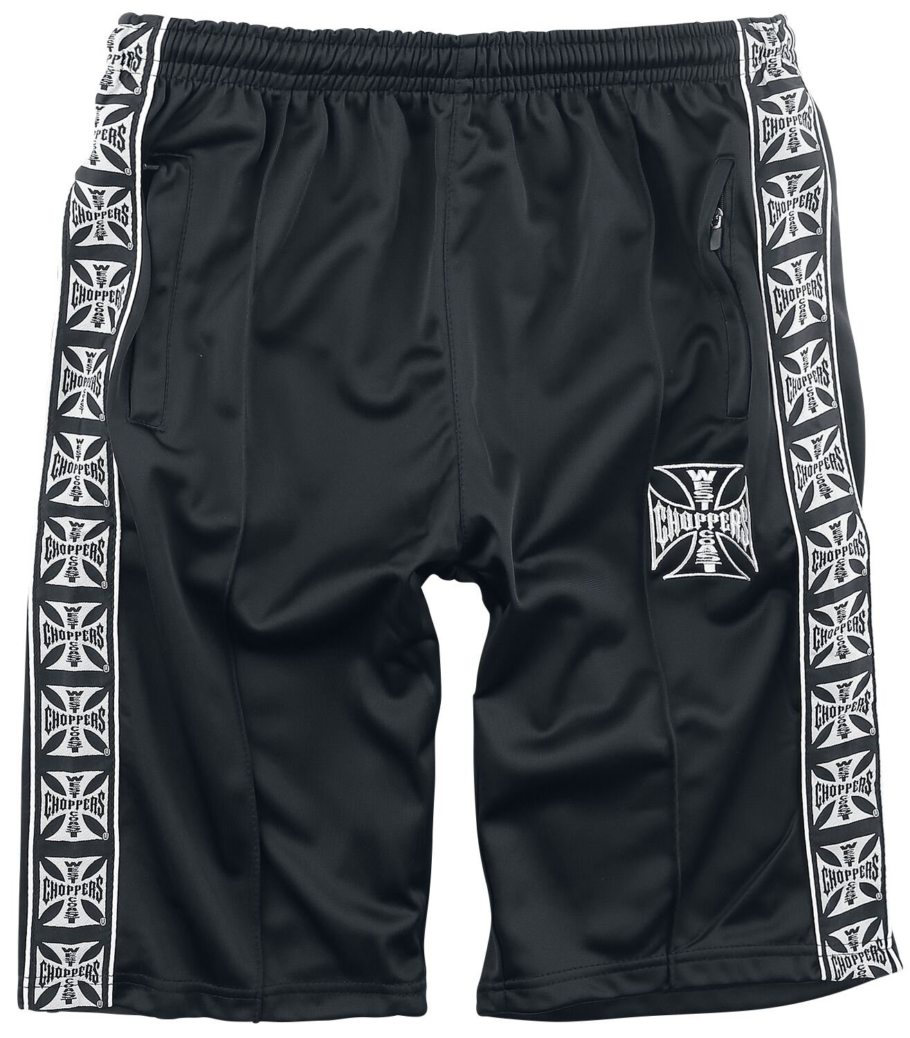 West Coast Choppers - Rockabilly Short - Tracksuit Shorts - S bis 4XL - für Männer - Größe 3XL - schwarz von West Coast Choppers