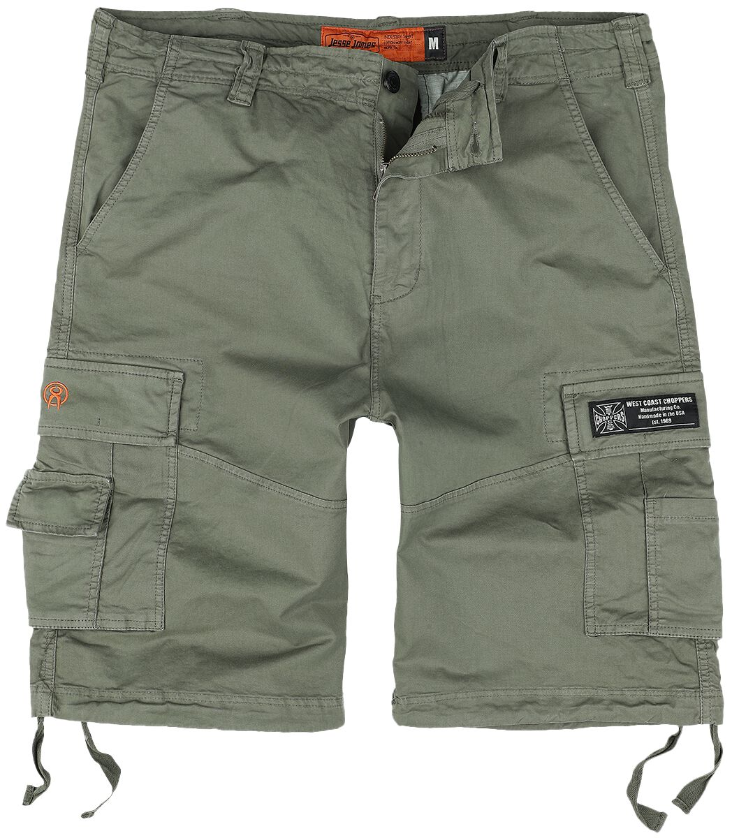 West Coast Choppers Short - Cargo Shorts - S bis 3XL - für Männer - Größe S - oliv von West Coast Choppers