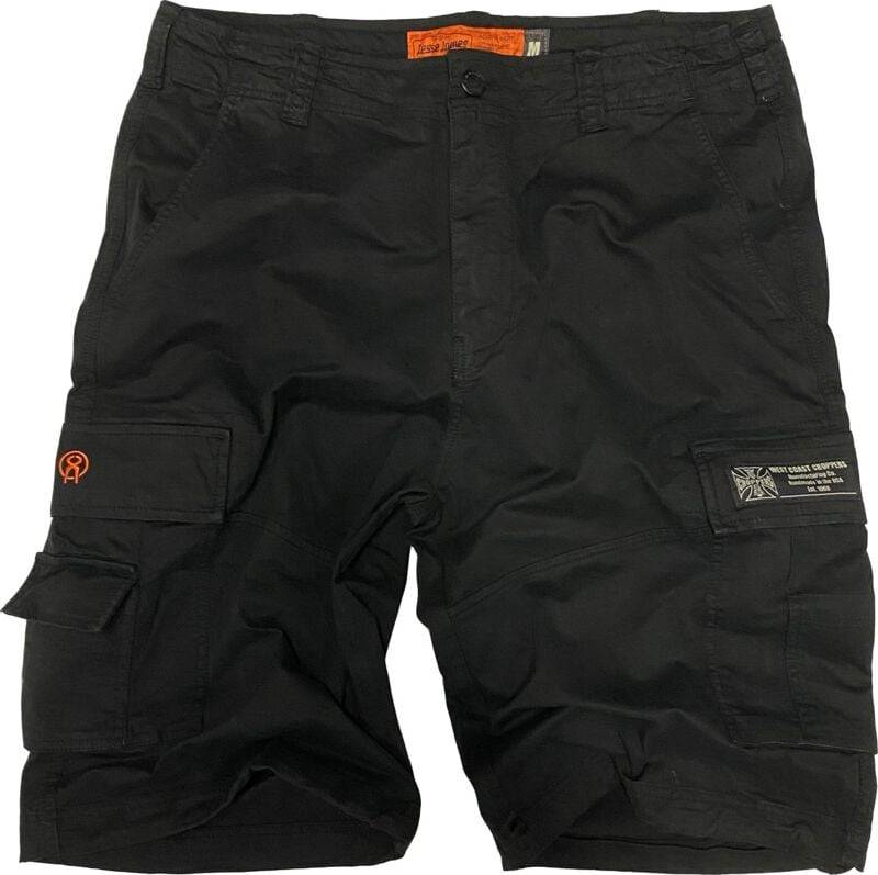 West Coast Choppers Short - WCC CFL Cargo Short- Vintage Black - S bis XXL - für Männer - Größe XXL - schwarz von West Coast Choppers