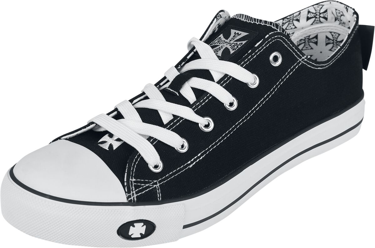 West Coast Choppers Sneaker - Low-Top Warrior - EU36 bis EU46 - Größe EU37 - schwarz von West Coast Choppers