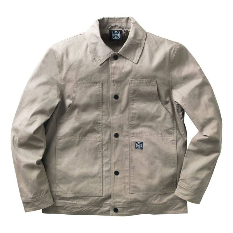 West Coast Choppers WCC Lined Cargo Workjacket - Khaki Übergangsjacke khaki in XXL von West Coast Choppers