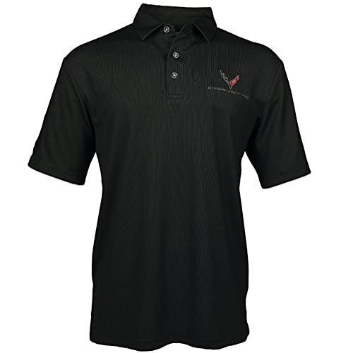 C8 Corvette Herren-Poloshirt, Größe XL, Schwarz C8 Corvette Herren-Poloshirt, Größe XL, Schwarz von West Coast Corvette