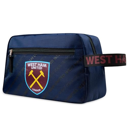 West Ham United F.C. Kulturbeutel für Herren, Kulturbeutel zum Aufhängen, mit Reißverschlusstasche, Geschenke für Ihn, navy, Kulturbeutel West Ham United F.C. Kulturbeutel für Herren, Kulturbeutel zum Aufhängen, mit Reißverschlusstasche, Geschenke für Ihn, navy, Kulturbeutel von West Ham United