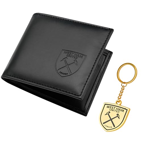 West Ham United F.C. Sports Fan Wallet Zubehör Set mit Kartenfächern & Münzfach, Supporters' Gear - West Ham Geschenke für Männer, Schwarz , Einheitsgröße, Modern West Ham United F.C. Sports Fan Wallet Zubehör Set mit Kartenfächern & Münzfach, Supporters' Gear - West Ham Geschenke für Männer, Schwarz , Einheitsgröße, Modern von West Ham United