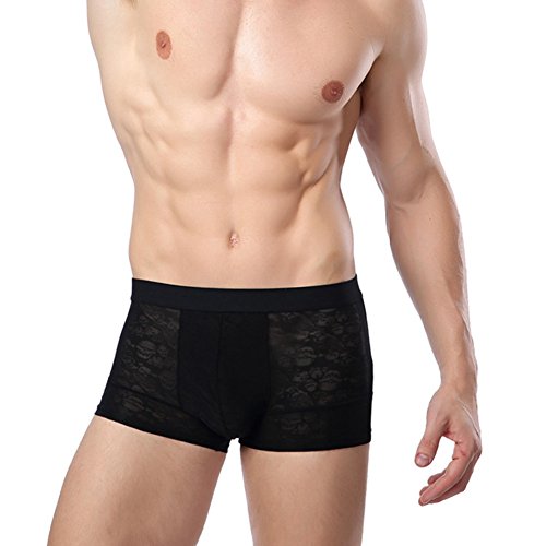 West See Herren Boxershorts Unterhose Unterwäsche Briefs Slips atmungsaktiv EU L(Herstellergrößer XXXL), Schwarz von West See