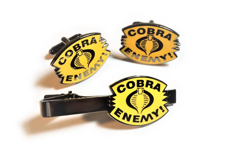 Cobra Enemy Gi Joe Krawattenclip & Manschettenknöpfe Im Set von WestCoastPins