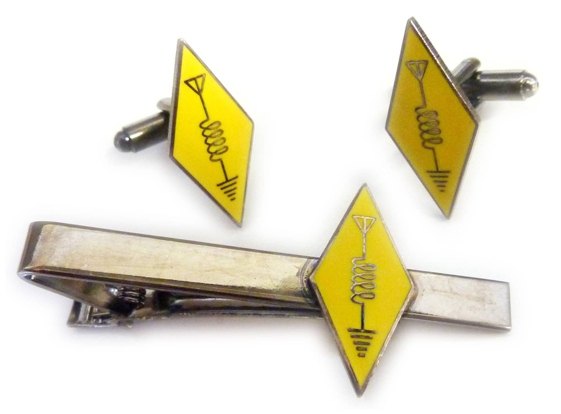 Ham Radio Frequenz Symbol Operator Tie Bar Clip & Manschettenknöpfe Set Ham Radio Frequenz Symbol Operator Tie Bar Clip & Manschettenknöpfe Set von WestCoastPins