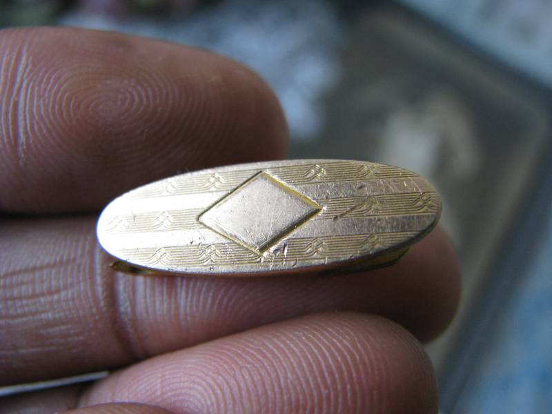 Antik Anzug Accessoires, Krawatte Clip, Gold Filled Initial Monogramm Hayward Geschenke Für Bräutigam von WestEndMarket