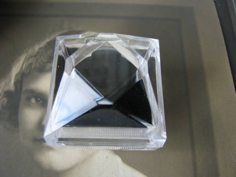 Vintage Ring Box, Kunststoff Box, Diamantförmige Verlobung Display Klare Box Vintage Ring Box, Kunststoff Box, Diamantförmige Verlobung Display Klare Box von WestEndMarket