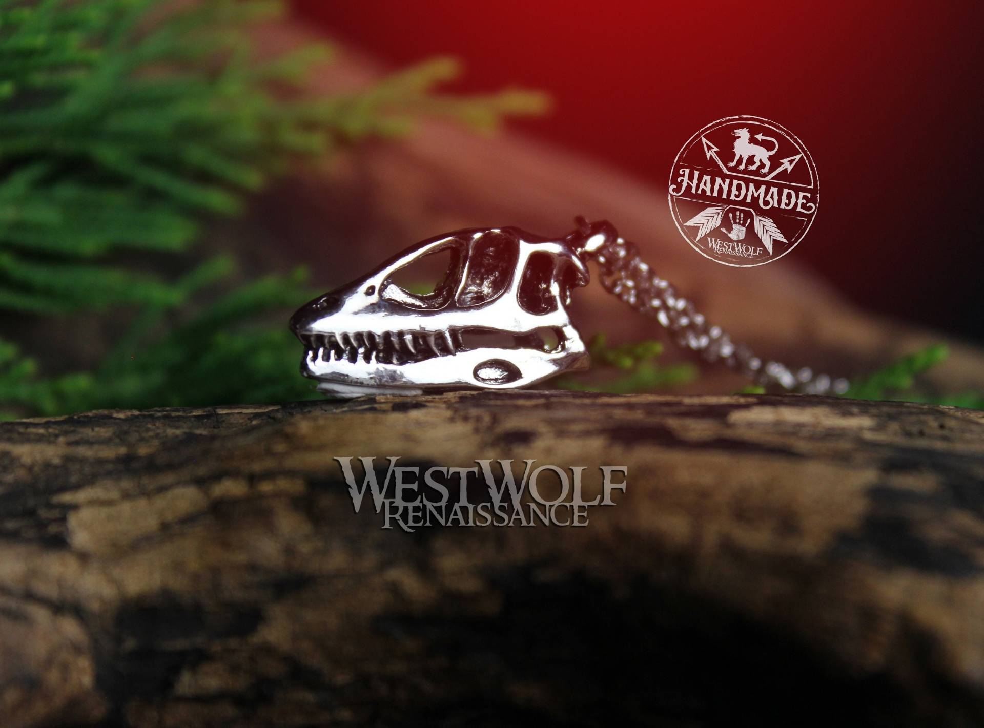 Dinosaurier Oder Drachen Schädel Anhänger Mit Ihrer Wahl Der Kette - Halskette/Deinonychus/Raptor/Schmuck/Paläontologie Dinosaurier Oder Drachen Schädel Anhänger Mit Ihrer Wahl Der Kette - Halskette/Deinonychus/Raptor/Schmuck/Paläontologie von WestWolfRenaissance