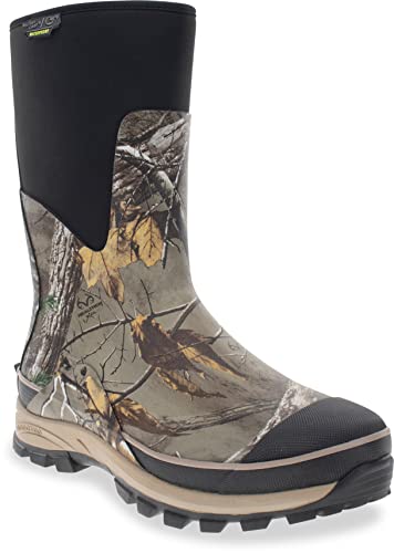 Western Chief Herren Halbhohe Neoprenstiefel mit Memory-Schaum-Innensohle, Wade Halblange Stiefel, Realtree, 45 EU von Western Chief