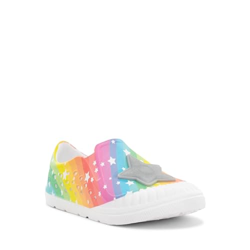 Western Chief Kids Parker Slip-Ons – wasserfreundliche EVA-Schuhe mit 3D-Akzenten, geformtem Fußbett und rutschfester Außensohle, perfekt für aktive Jungen und Mädchen, Stern, 31 EU von Western Chief