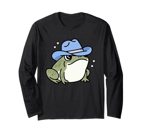 Niedliches lustiges Cowboy-Frosch-Köten-Geschenk für Erwachsene, Männer, Frauen, Kinder Langarmshirt Niedliches lustiges Cowboy-Frosch-Köten-Geschenk für Erwachsene, Männer, Frauen, Kinder Langarmshirt von Western Cottagecore Frog Toad Lover Graphic Design