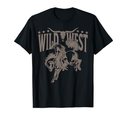 Wild West Western Cowboy Rodeo Country Music Damen Herren Kind T-Shirt Wild West Western Cowboy Rodeo Country Music Damen Herren Kind T-Shirt von Western Cowboy Rodeo Country Music Lovers Gifts