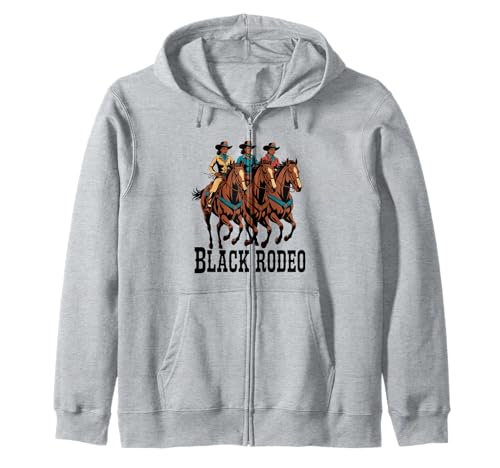 Lustiger schwarzer Rodeo Spruch Cowgirl Power Horse Queen Damen Herren Kapuzenjacke Lustiger schwarzer Rodeo Spruch Cowgirl Power Horse Queen Damen Herren Kapuzenjacke von Western Riders African American Ranch Culture