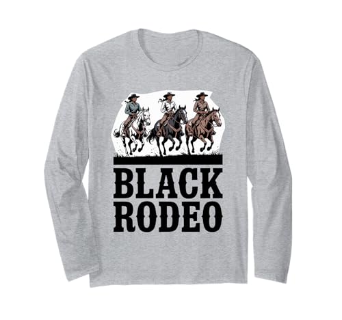 Lustiger schwarzer Rodeo Spruch Cowgirl Power Horse Queen Damen Herren Langarmshirt Lustiger schwarzer Rodeo Spruch Cowgirl Power Horse Queen Damen Herren Langarmshirt von Western Riders African American Ranch Culture