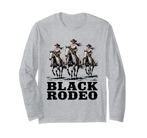 Lustiger schwarzer Rodeo Spruch Cowgirl Power Horse Queen Damen Herren Langarmshirt Lustiger schwarzer Rodeo Spruch Cowgirl Power Horse Queen Damen Herren Langarmshirt von Western Riders African American Ranch Culture