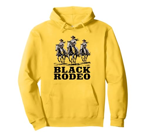 Lustiger schwarzer Rodeo Spruch Cowgirl Power Horse Queen Damen Herren Pullover Hoodie Lustiger schwarzer Rodeo Spruch Cowgirl Power Horse Queen Damen Herren Pullover Hoodie von Western Riders African American Ranch Culture